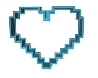 8 bit hearts | Etsy