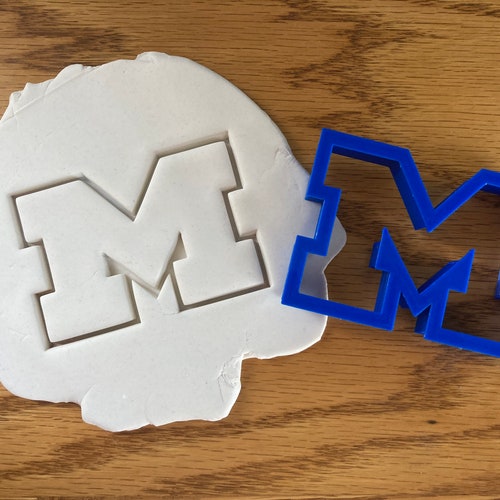 Michigan Wolverines Cookie Cutter Etsy