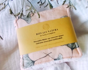 Handgefertigte Baumwoll-Make-up-Entferner-Pads, wiederverwendbare Gesichtsrunden, umweltfreundlich