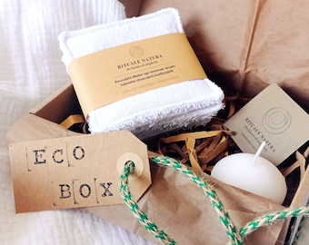Eco Box, Cotton Reusable Makeup Remover Pads, Self Care Gift