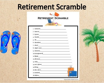 printable retirement party games