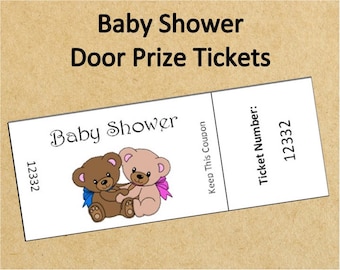 printable bridal shower door prize ticketsup to 40 etsy