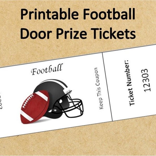 Door Prize Ticket Printable - Etsy