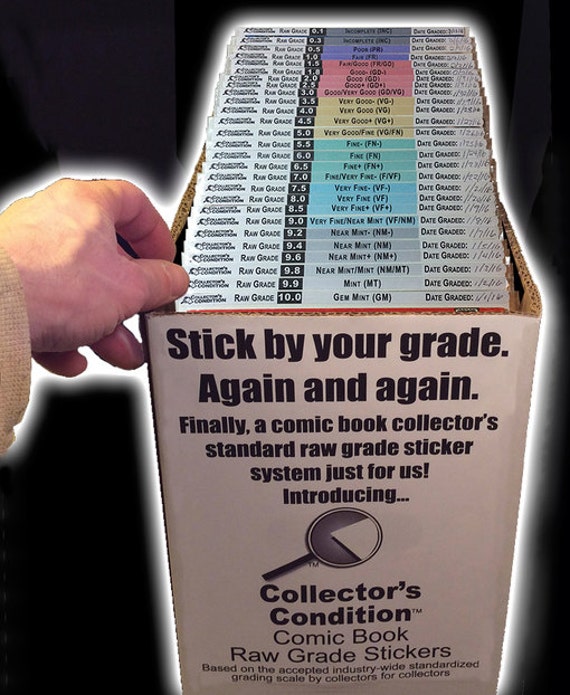 Comic Book Color Coded Numerical Matching Raw-condition Grade - Etsy