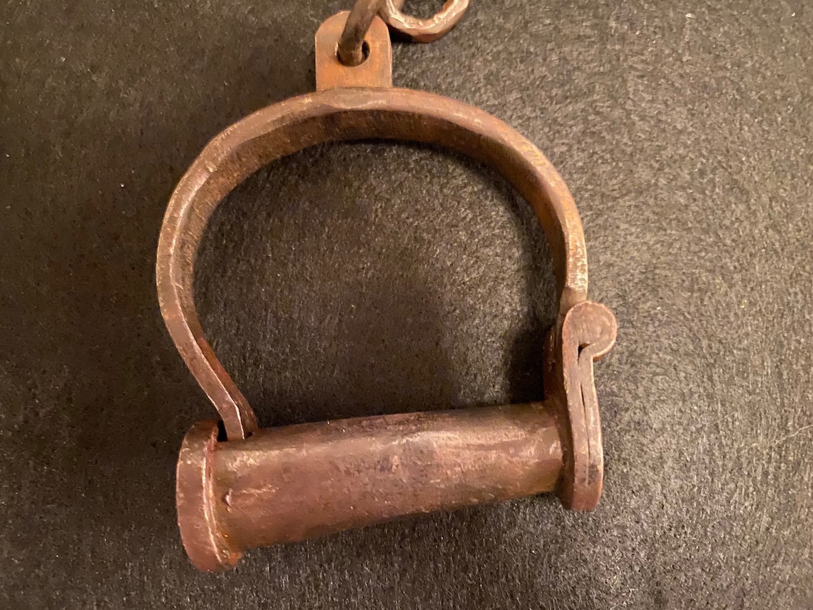 Antique or Reproduction Handcuffs Bondage Prisoner Prison Penology