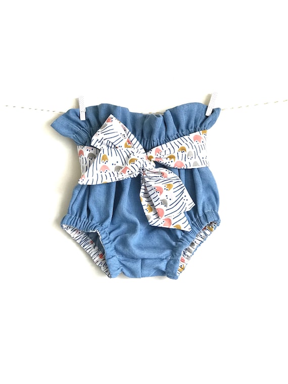 baby girl high waisted bloomers