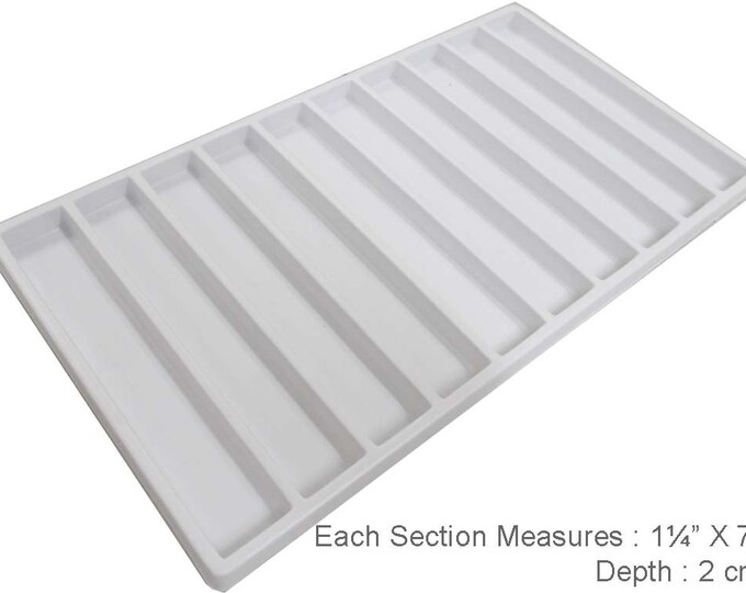 White Plastic Insert With 10 Sections TJ05-24100-Z02