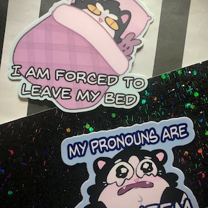 Tuxedo Cat 3&quot; Meme Stickers