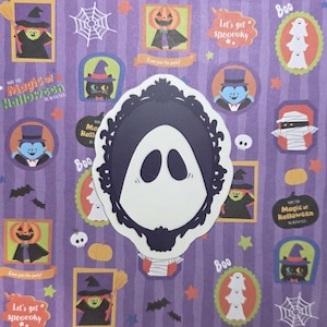Glow in the Dark Ghost Frame Sticker