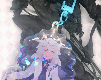 Holographic 3inch Sunday Charm