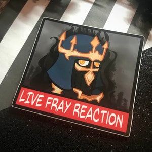 Live Fray Reaction FFXIV Dark Knight 3" Sticker