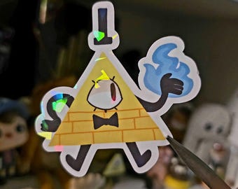 Bill Cipher 3 inch Holographic Sticker