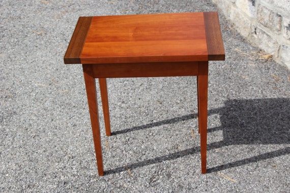 Natural cherry on sale end tables