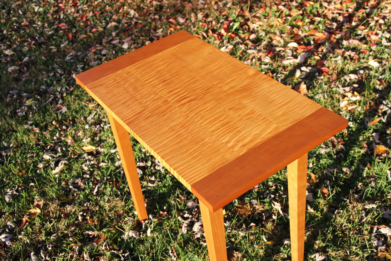 Custom Made Shaker End Table Made From Quartersawn Natural Etsy