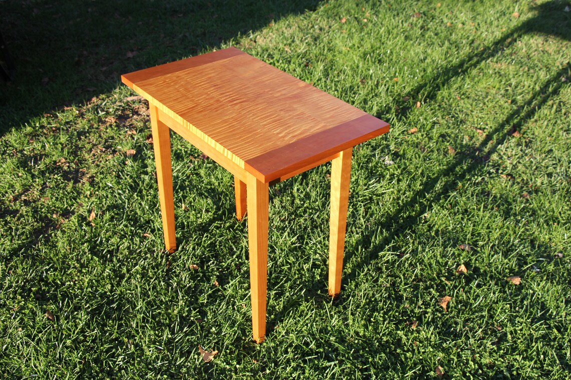 Custom Made Shaker End Table Made From Quartersawn Natural Etsy