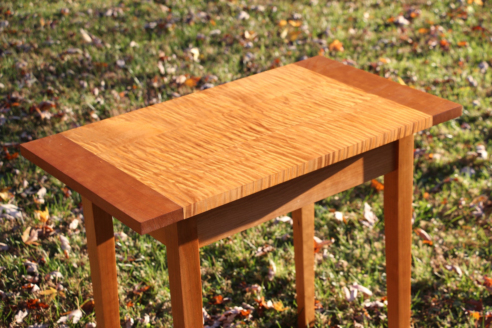 Custom Made Shaker End Table Made From Quartersawn Natural Etsy