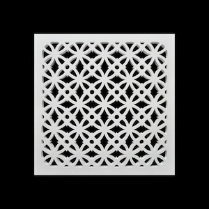 Plaster Air Vent Cover 237 x 237mm – Victorian Wall Vent – Paintable 9.33 x 9.33 inch