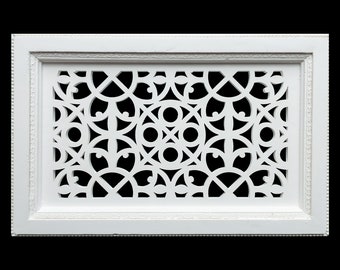 Decorative air vent cover. Made in UK - P50r- size 295 x 195mm (11.61 x 7.67 inch).