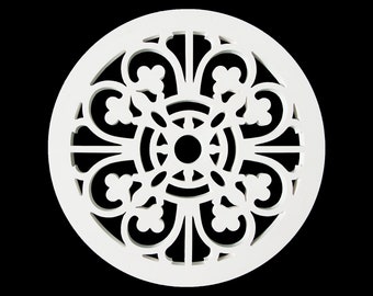 Decorative air vent cover. Made in UK - G35 - size 180 mm (7.08 inch),