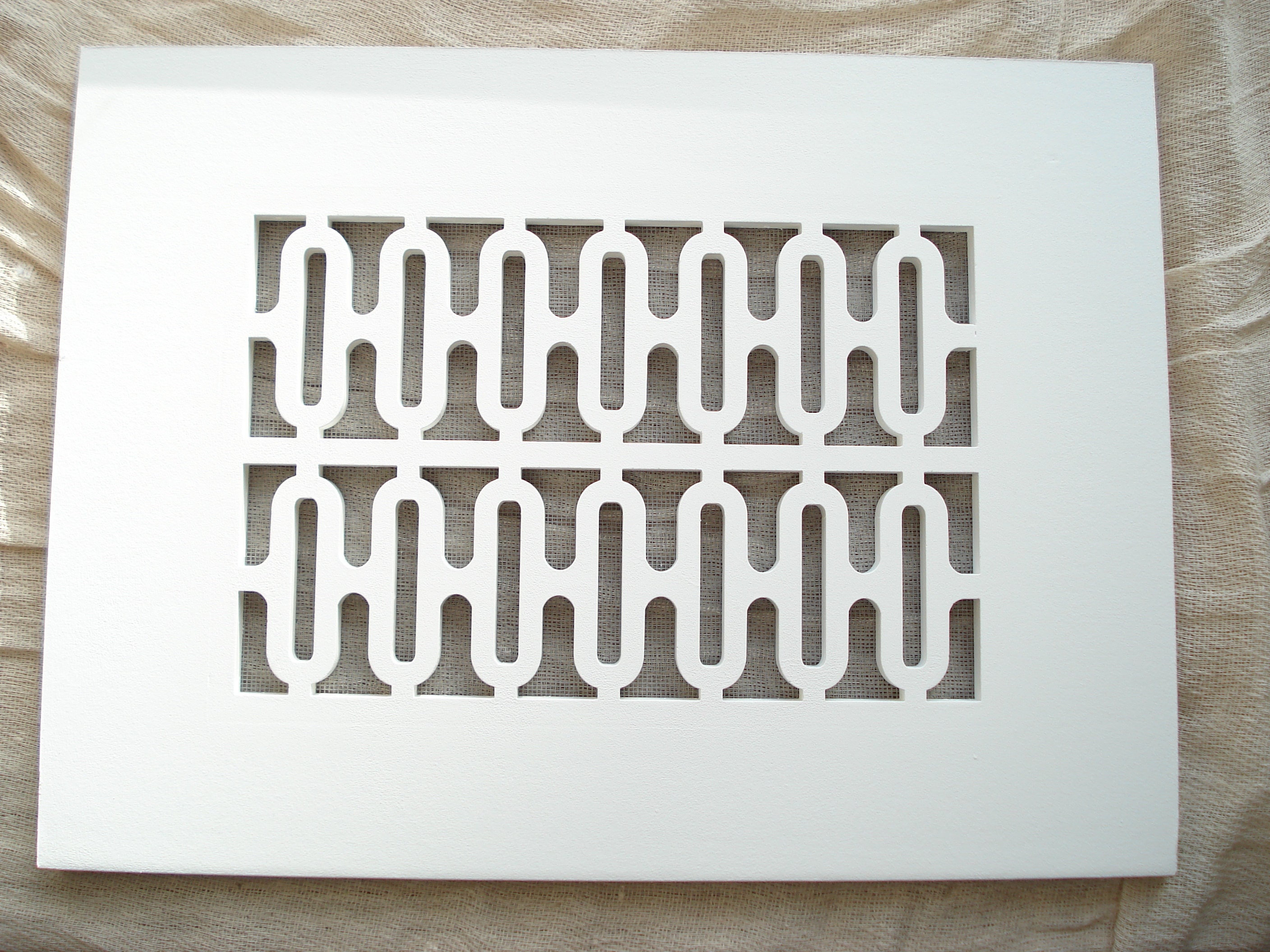 Decorative air vent cover. Custom made in the UK. Installed in Etsy