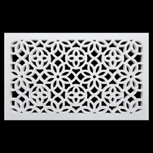 Decorative Plaster Air Vent Cover – Floral Wall Grille 300 × 180 mm