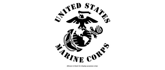 USMC EGA United States Marine Corps Eagle Globe Anchor Vinyl | Etsy