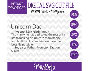 Unicorn Dad SVG, Unicorn Dad, Unicorn Dad Shirt, Unicorn Dad Tshirt, Unicorn Dad Mug, Unicorn Dad Coffee Mug, Unicorn Dad Birthday Shirt