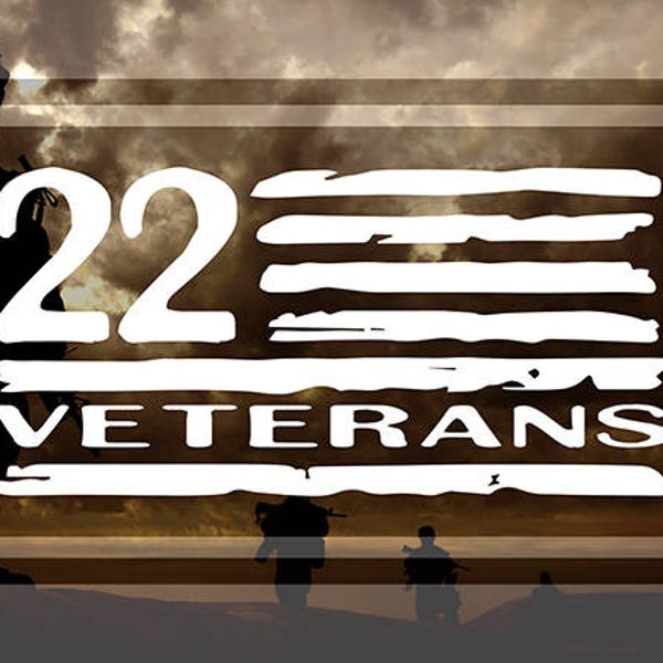22kill Decal Veteran Decal - Etsy