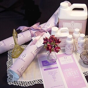 Sample sized 2 oz LeBlanc Linen Wash, For Vintage and Antique Linens, Care of Delicate