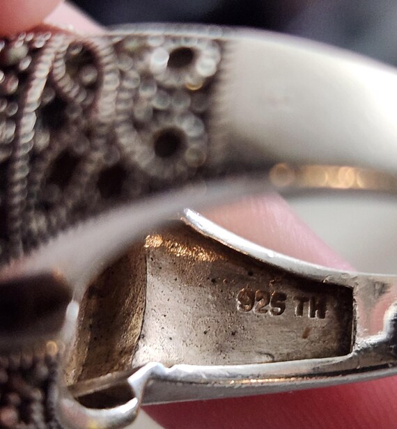 Sterling Silver Statement Ring - image 5
