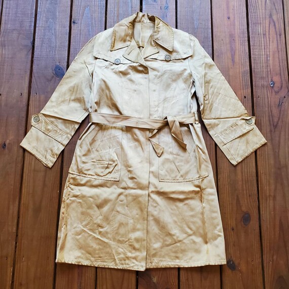 One button trench coat 2025