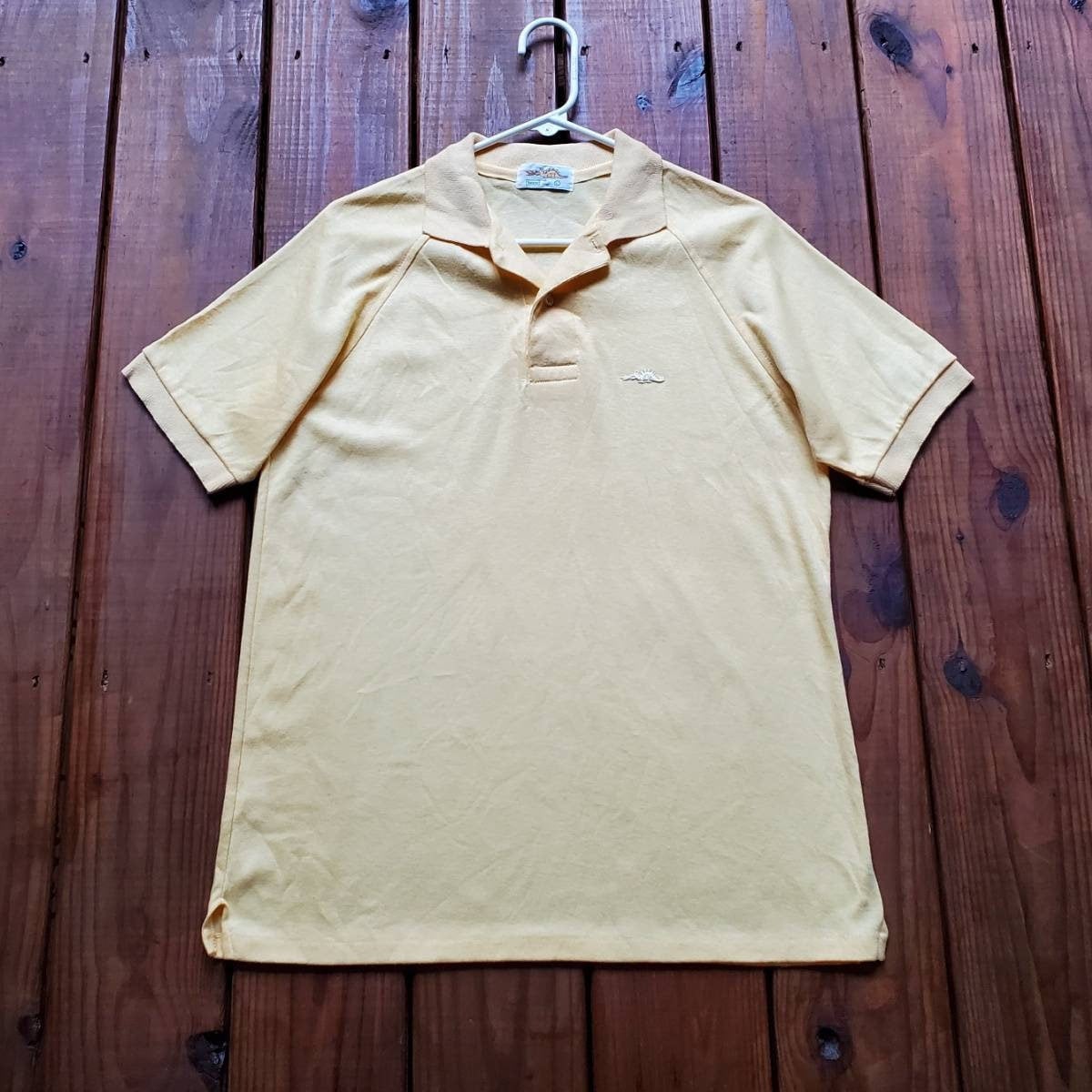 Sears Men's L Vintage 80's Dragon Embroidered Pale Light