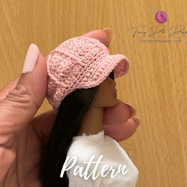 CROCHET PATTERN, Newsboy Hat, Newsboy Hat for Barbie Pattern, Crochet Pattern, Crochet, Pattern