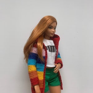 CROCHET PATTERN, Rainbow Hoodie Pattern, Crochet Hoodie Pattern, Crochet Pattern, Crochet, Pattern image 2