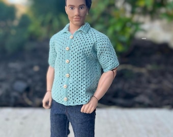 Patron de chemise au crochet Breeze Grandma Stitch (Patron PDF)