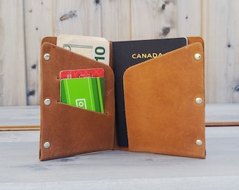 Personalized Leather Wallet, Passport Holder, Passport Cover, Passport Wallet, Travel Wallet, Leather Wallet, Travel Gift, Travel Passport