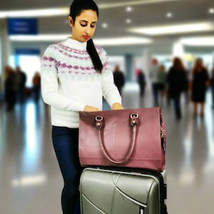 Sac pour ordinateur portable en cuir, Sac en cuir pour femme, Sacoche pour ordinateur en cuir, Sac à main en cuir, Sac fourre-tout en cuir pour femme, Sac bandoulière pour femme, Sac à bandoulière