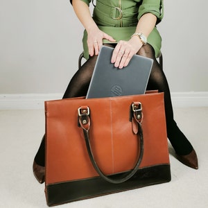 Sac pour ordinateur en cuir, porte-documents pour femme, sacs de bureau pour femme, sac à bandoulière pour ordinateur portable, porte-documents pour femme, sac fourre-tout business, sac à main pour ordinateur portable pour femme