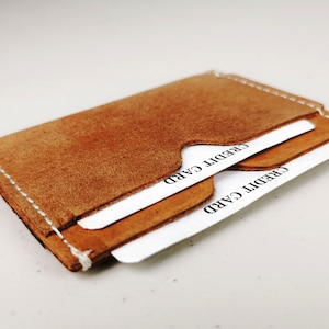 Personalized Leather Wallet, Business Card Holder, Engraved Minimalist Wallet, Minimal Card Wallet, Slim Leather Wallet, Credit Card Wallet