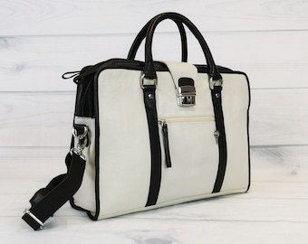 Leder Laptoptasche Damen, Leder Aktentasche, Leder Mappe, Leder Messenger Laptoptasche, Weekender Tasche, Leder Businesstasche