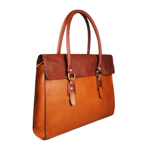 Sacs à bandoulière en cuir élégants, sac à main en cuir pour femme, messager en cuir pour ordinateur portable, fourre-tout en cuir marron clair pour le travail, sac de voyage d'affaires marron clair