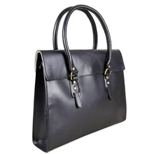 Sac pour ordinateur portable personnalisé pour femme, Porte-documents en cuir pour femme, Sac en cuir pour femme, Sac à bandoulière en cuir, Sac à main en cuir, Sacs de voyage d'affaires en cuir