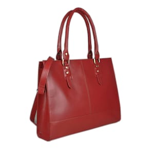 Sacoche en cuir pour ordinateur portable 17 pouces pour femme, Sacs en cuir personnalisés pour femme, Sac à main en cuir à bandoulière, Sac messager pour femme, Sacs cartable de voyage pour femme