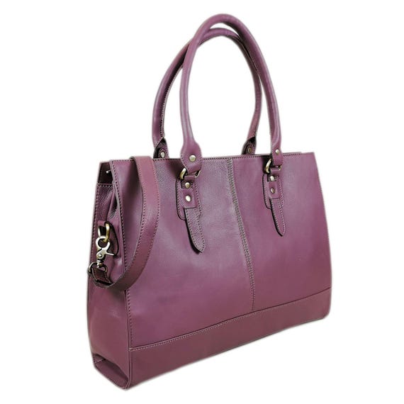 Leather Laptop Bag for Women, Personalized Leather Tote Bags, Shoulder Bag Women, Handmade Leather Laptop Bags, Small Leather Shoulder Bag