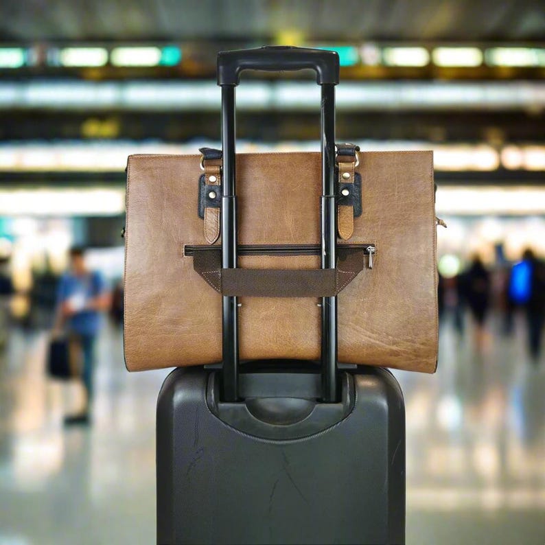 Trolley Strap on a laptop bag