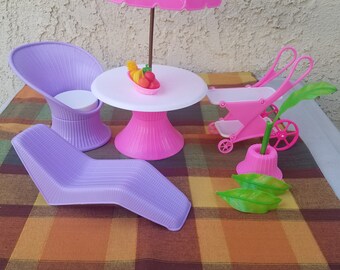 barbie garden set