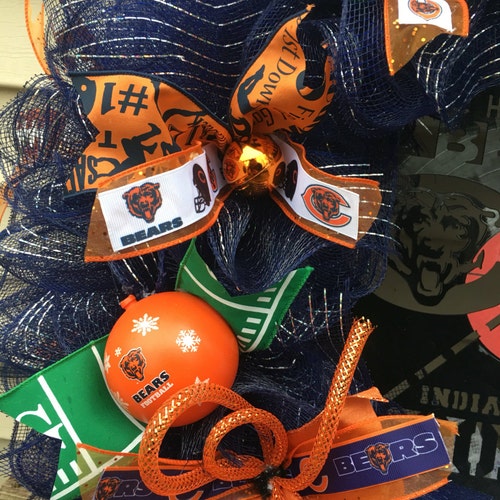 House Divided shops Deco Mesh Football Wreath