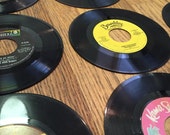 Vintage Record Albums - 45 Records,40 Vinyl Records Lot,Good For Art Projects,Crafts and Decoration,Table Decor,Crafting LOT of (40) Records