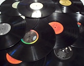 Vinyl Record Collection, 10 Lps Lot, Vinyl Record Arts, Floor Decor Ideas, Vintage Wall Decoration, Perfect Party Decor