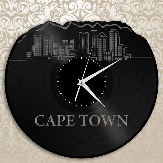 Cape Town Africa Clock African Gift Idea Corporate Gifts Etsy